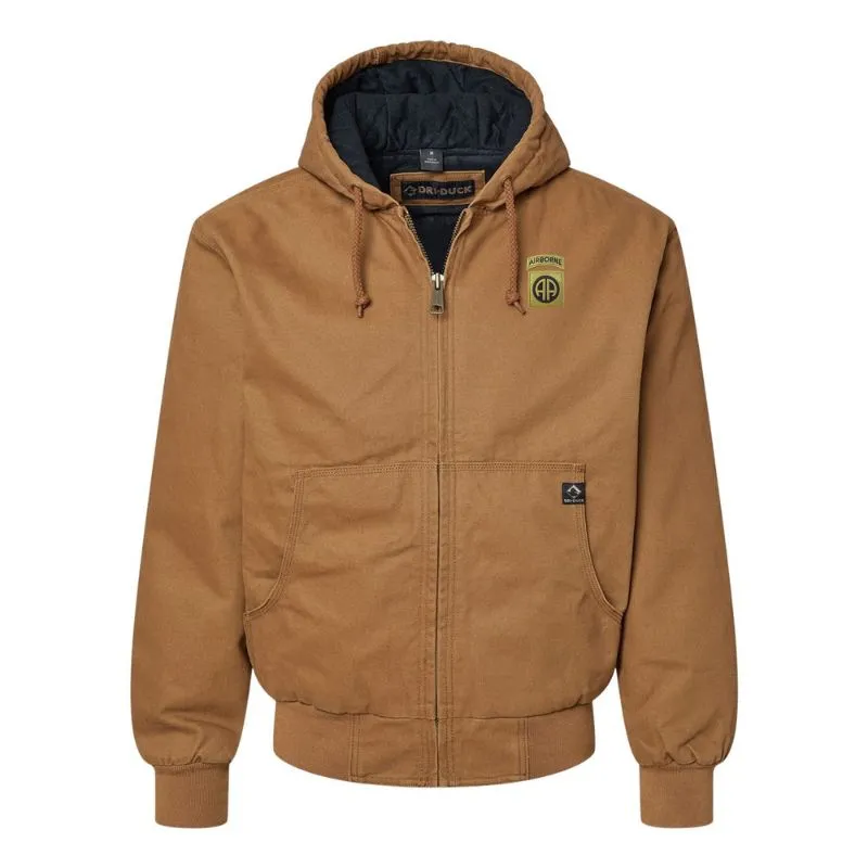 82nd Airborne DRI-DUCK Hooded Work Wear Jacket