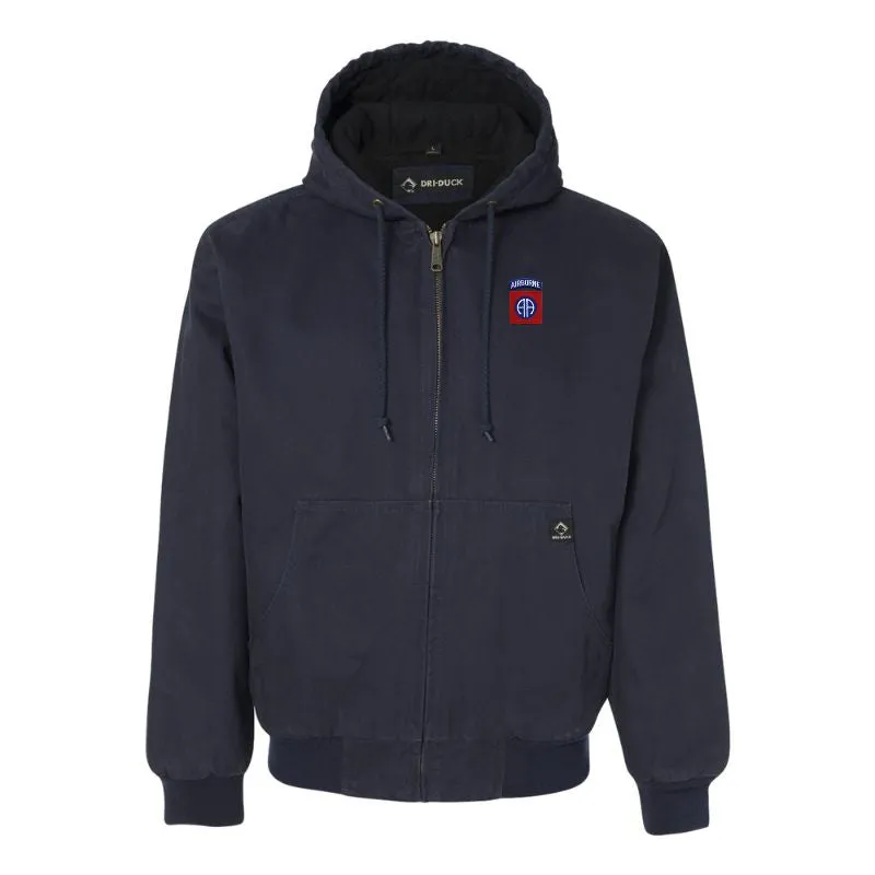 82nd Airborne DRI-DUCK Hooded Work Wear Jacket
