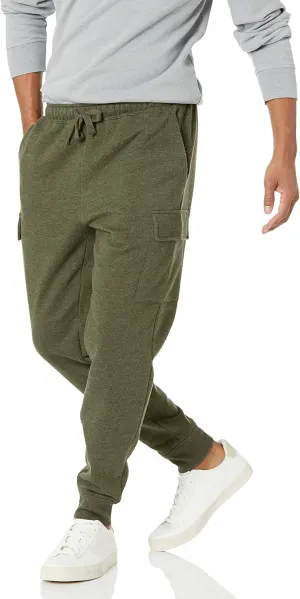 Amazon Essentials Cargo Sweatpants for Men - Fleece Jogger