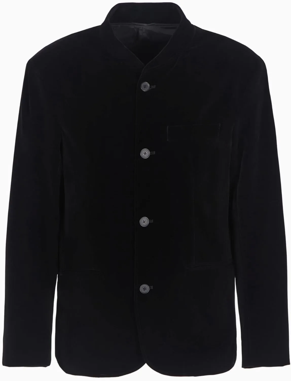 Armani Exchange Men's Big & Tall Velvet Button Up Blazer Jacket