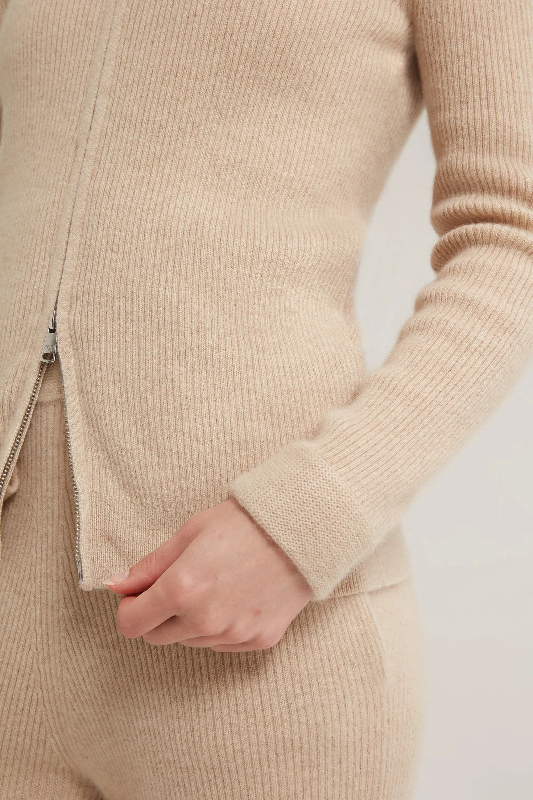 Asteria Ribbed Hoodie