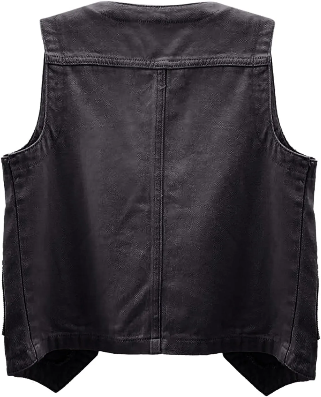 Denim Jacket for Women Plus Size Fashion 2024 Sleeveless Jean Vest Trendy Casual V Neck Button Down Jean Jacket Coat