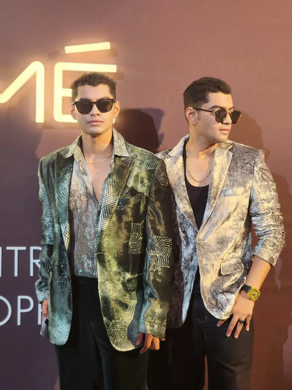 Embriodered Velvet Printed Blazer