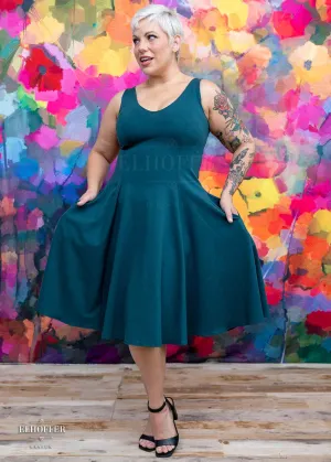Essential Virgo Dress - Spruce Ponte