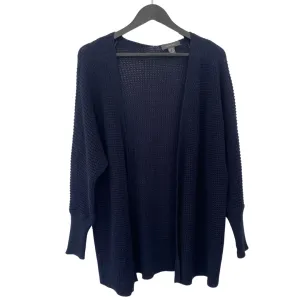 Longline Knitted Cardigan Navy SIZE S