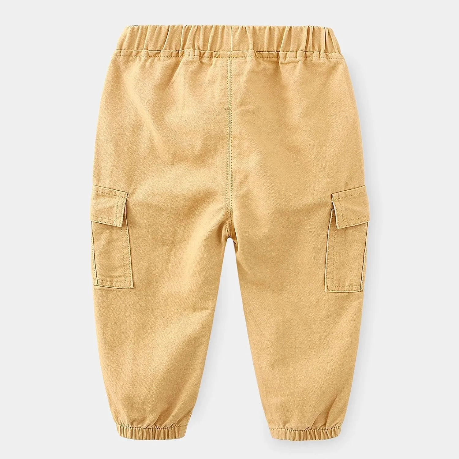 Toddler Boy Linen Pants Casual Basic Plain Soft Long Pants Kids Summer Fall Comfy Cotton Linen Elastic Trousers